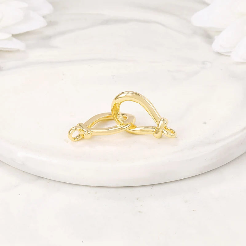 Brass Circular Connecters Necklace and Bracelet Diy Jewelry Accessories