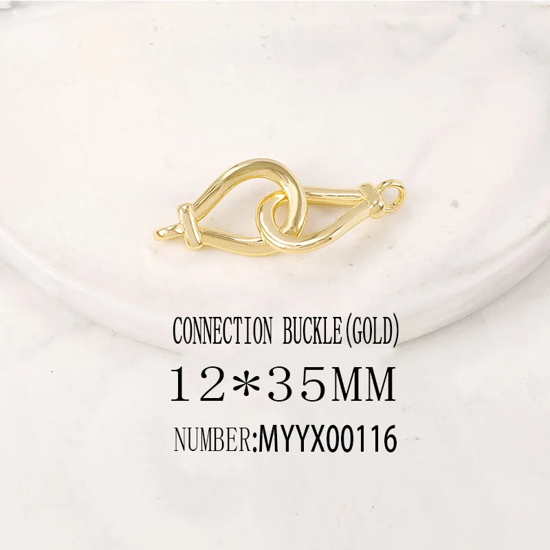 Brass Circular Connecters Necklace and Bracelet Diy Jewelry Accessories