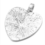 DIY Retro Alloy Pendant 25mm Peach Heart Necklace Pendant Accessories
