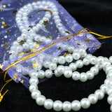 50pcs 11-16cm Star Moon Organza Bags Jewelry Storage Pouches Packaging
