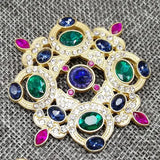 Exquisite Baroque Gem Brooch