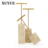 Yellow Plaster Earring Jewelry Display Stand
