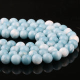 4-12mm Larimar Round Crystal Beads Jewelry Making Necklace Bracelet