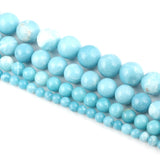 4-12mm Larimar Round Crystal Beads Jewelry Making Necklace Bracelet