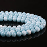 4-12mm Larimar Round Crystal Beads Jewelry Making Necklace Bracelet
