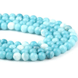 4-12mm Larimar Round Crystal Beads Jewelry Making Necklace Bracelet