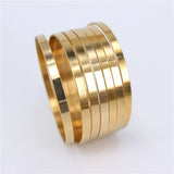 70mm Stainless Steel Bracelet Set for Women