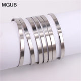 70mm Stainless Steel Bracelet Set for Women