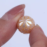 10-11mm Freshwater Peach Caved FW Loose Pearls