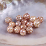 10-11mm Freshwater Peach Caved FW Loose Pearls