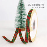 Christmas Ribbon spot bronzing polyester ribbon holiday decoration
