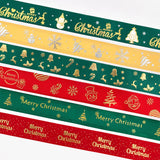 Christmas Ribbon spot bronzing polyester ribbon