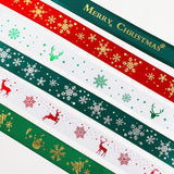 Christmas Ribbon spot bronzing polyester ribbon