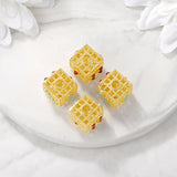 Brass Dice Beads Necklace & Bracelet High Jewelry Making Supplies DIY