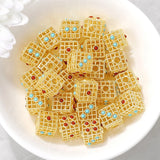 Brass Dice Beads Necklace & Bracelet High Jewelry Making Supplies DIY