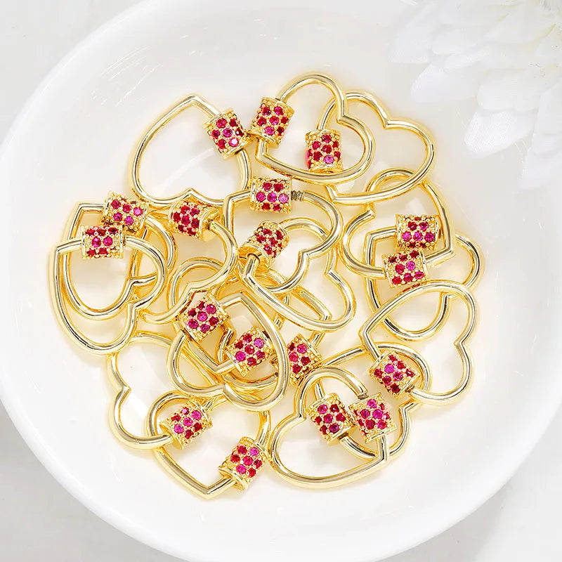 Heart Clasps For Jewelry Making