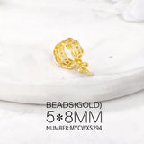 Brass Loose Beads Necklace and Bracelet DIY Jewelry Making Supplies