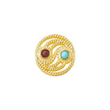 Brass Round Loose Beads Necklace Bracelet High Jewelry Making Supplies