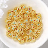 Brass Round Loose Beads Necklace Bracelet High Jewelry Making Supplies