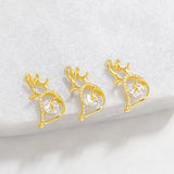 Deer Charms Pendants Jewelry Set