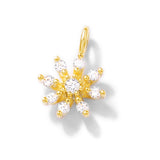 Snowflakes Charms Pendants Necklace Bracelet Earring Diy Jewelry Accessories