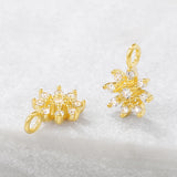 Snowflakes Charms Pendants Necklace Bracelet Earring Diy Jewelry Accessories