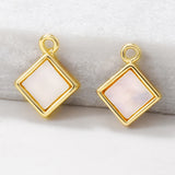 Brass Seashells Charms Pendants Necklace Bracelet Earring Diy Jewelry
