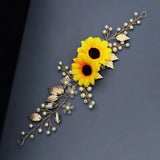 Fairy Beauty Girls Hair Band Sunflower Headdress