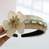 Acrylic Flower Crown Tiara Headband Wedding Hair Accessories