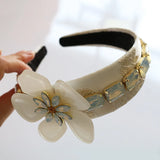 Acrylic Flower Crown Tiara Headband Wedding Hair Accessories