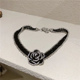 Fairy Crystal Zircon Pearl Necklace for Women