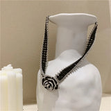 Fairy Crystal Zircon Pearl Necklace for Women