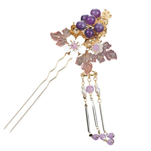 Fairy Flower Headpiece U Shaped Hair Stick for Women Girls Hair Jewelry