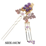 Fairy Flower Headpiece U Shaped Hair Stick for Women Girls Hair Jewelry