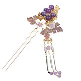 Fairy Flower Headpiece U Shaped Hair Stick for Women Girls Hair Jewelry