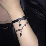 Fairy Grunge Style Charm Bracelet Star Pendant Y2K Steampunk Jewelry