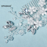 Fairy Hair Combs Wedding Accessories Rhinestone Pearl Flower Hairpins
