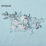 Fairy Hair Combs Wedding Accessories Rhinestone Pearl Flower Hairpins