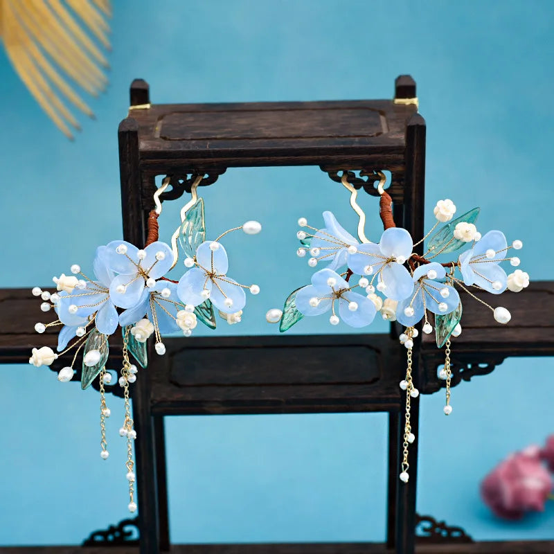 Vintage Pearl U-shaped Hair Clip for Women