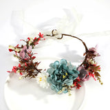 Flower Wreath Headband Wedding Hair Accessories for Women
