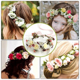 Flower Wreath Headband Wedding Hair Accessories for Women