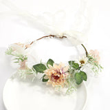 Flower Wreath Headband Wedding Hair Accessories for Women