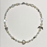 Fairy Pearls Beaded Fairycore Necklace Bead Choker Glass Beaded Necklace