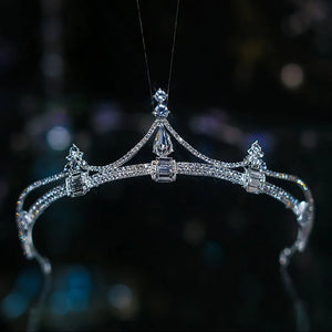 Baroque Tiara Head Piece Wedding Hair Accessories Bride Crown