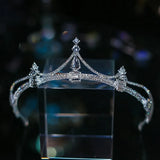 Baroque Tiara Head Piece Wedding Hair Accessories Bride Crown