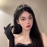 Baroque Tiara Head Piece Wedding Hair Accessories Bride Crown
