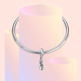 Princess Shoes & Castle Charm for Silver Bracelet