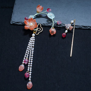 Chinese Style Fairy Tassel Hair Clip Bride Headdress Hairpin Hair Accessories