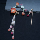 Chinese Style Fairy Tassel Hair Clip Bride Headdress Hairpin Hair Accessories