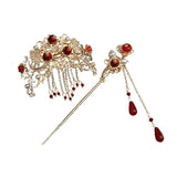 Chinese Style Fairy Tassel Hair Clip for Women